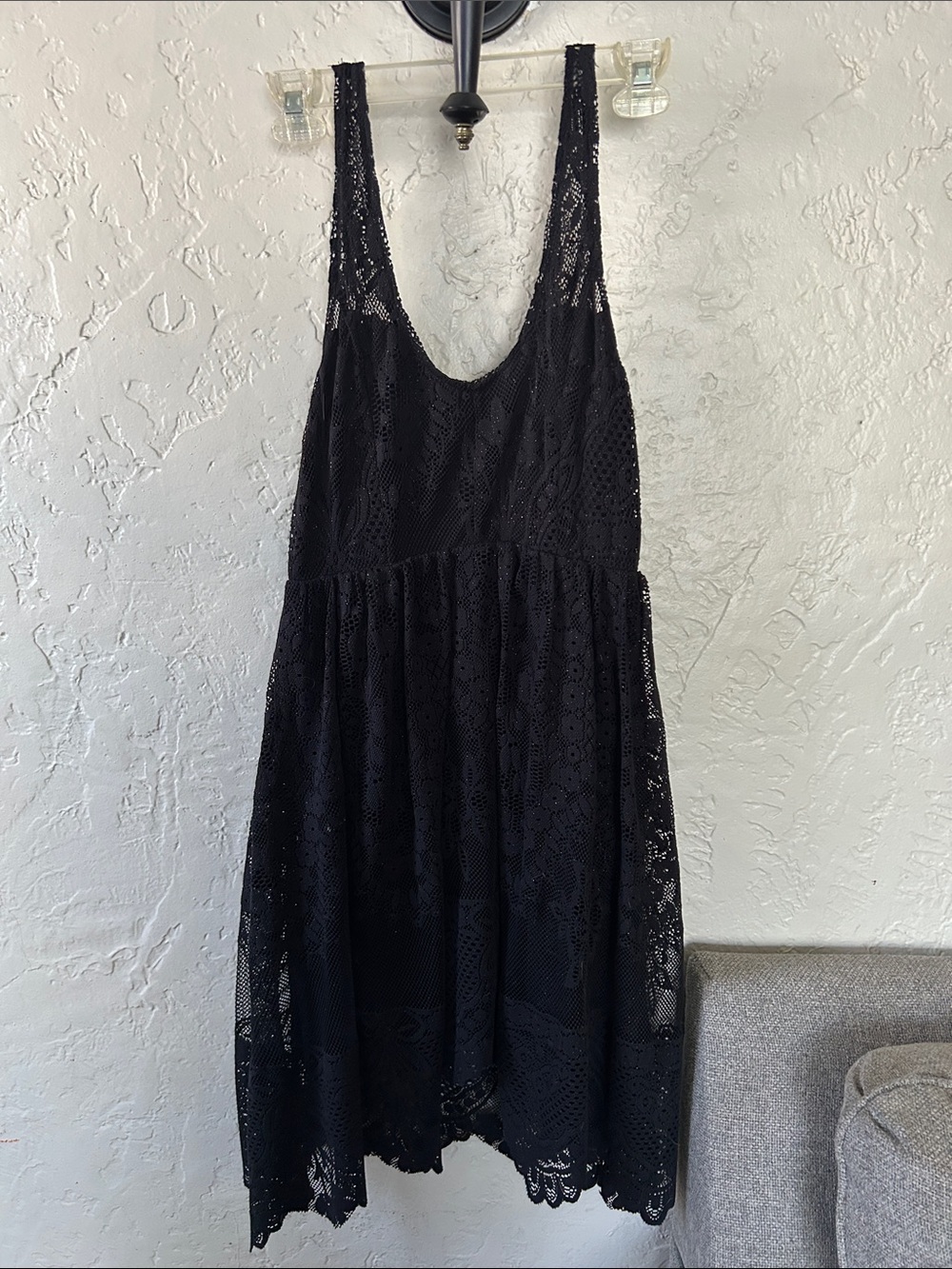 Free People Kristal Lace Salinas Foil Print Dress